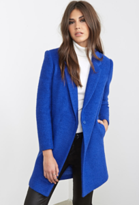 Classic Bouclé Overcoat Forever 21, $54.80