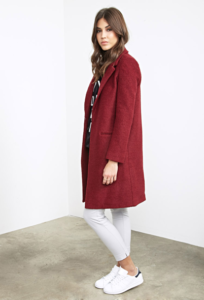 Bouclé Overcoat Forever 21, $62.90