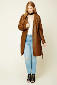 Plus Size Faux Leather Jacket Forever 21, $34.90
