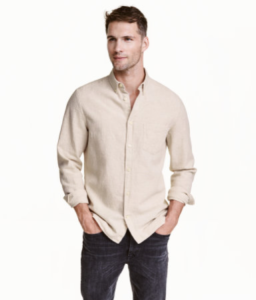 Linen-blend Shirt H&M, $29.99