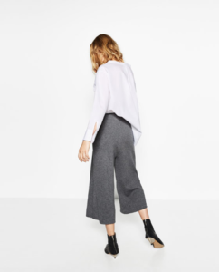 Ribbed Trousers Zara, $49.90