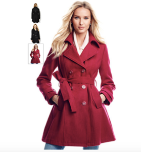 Wool-Blend Trench Coat New York & Company, $38.98